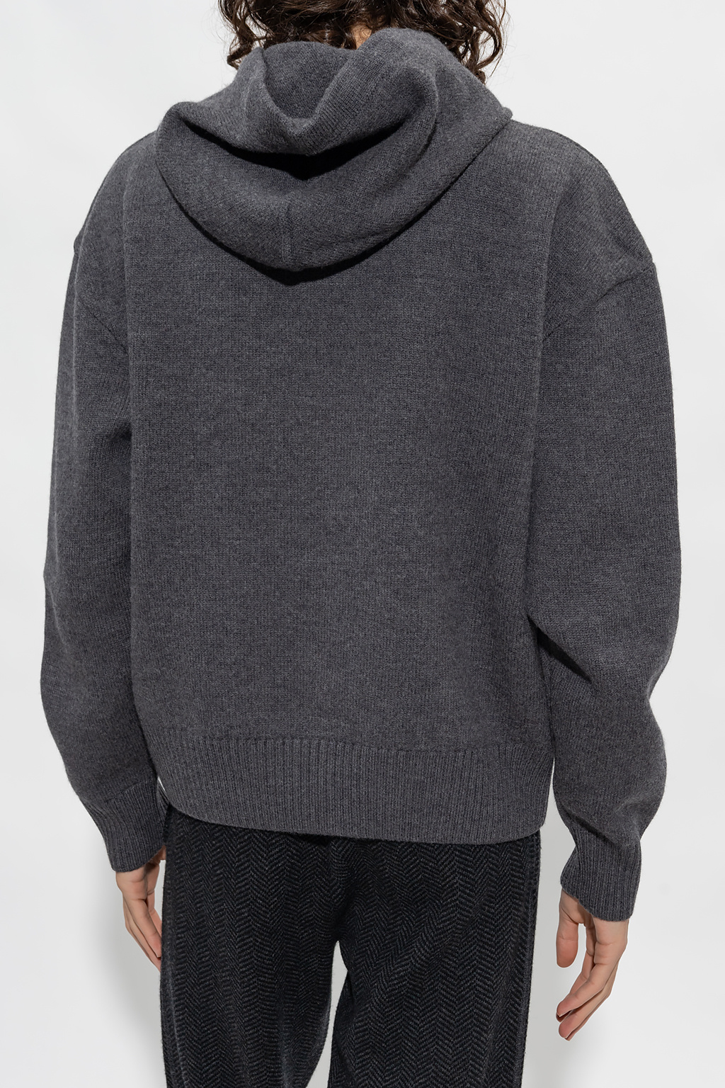 【送料&関税込】Ami Alexandre Mattiussi Melange Grey Wool Bl AMI ALEXANDRE MATTIUSSI Men | YOOX